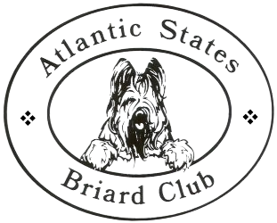 A picture of the atlantic states briard club logo.